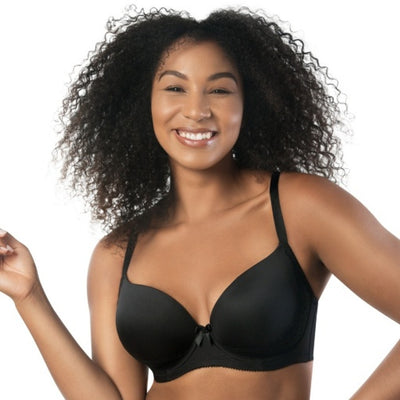 Parfait - Womens Casey Plunge Molded T-Shirt Bra - Black