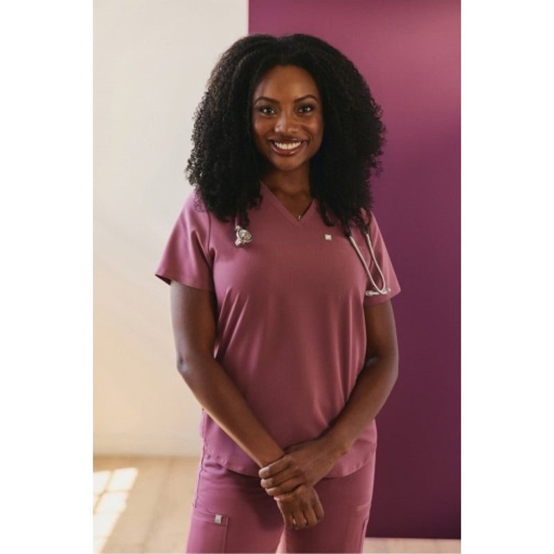 Fabletics - Womens Vital Scrub Top - Moonlight Mauve