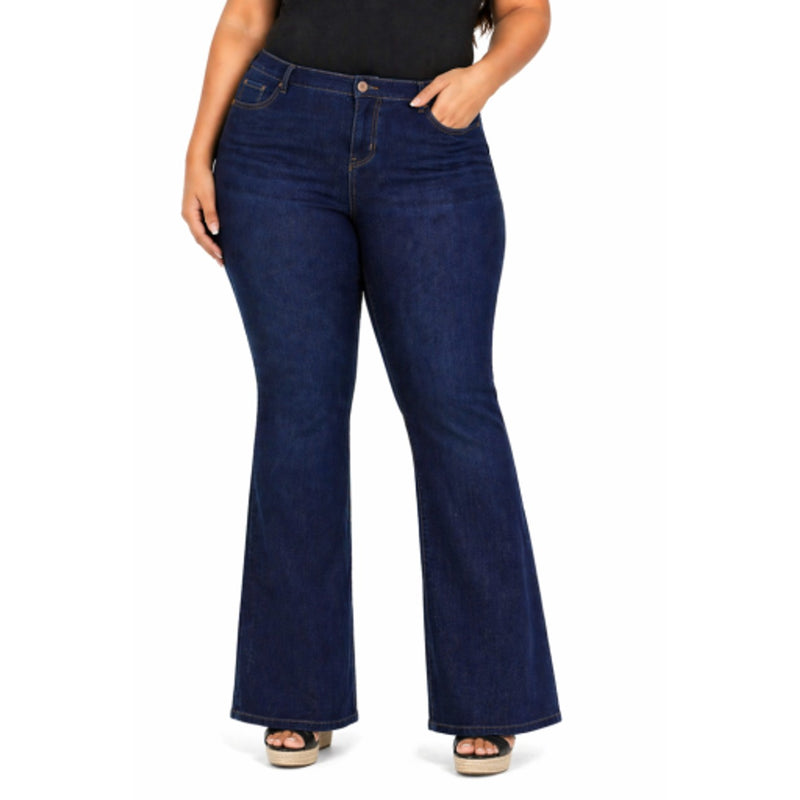 1822 Denim - Womens Plus-Size 32" Sustainable Flare Jean