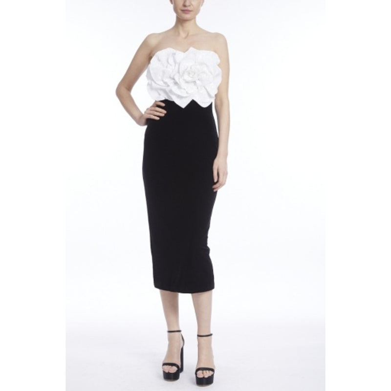Badgley Mischka - Womens Oversize Rose Bodice