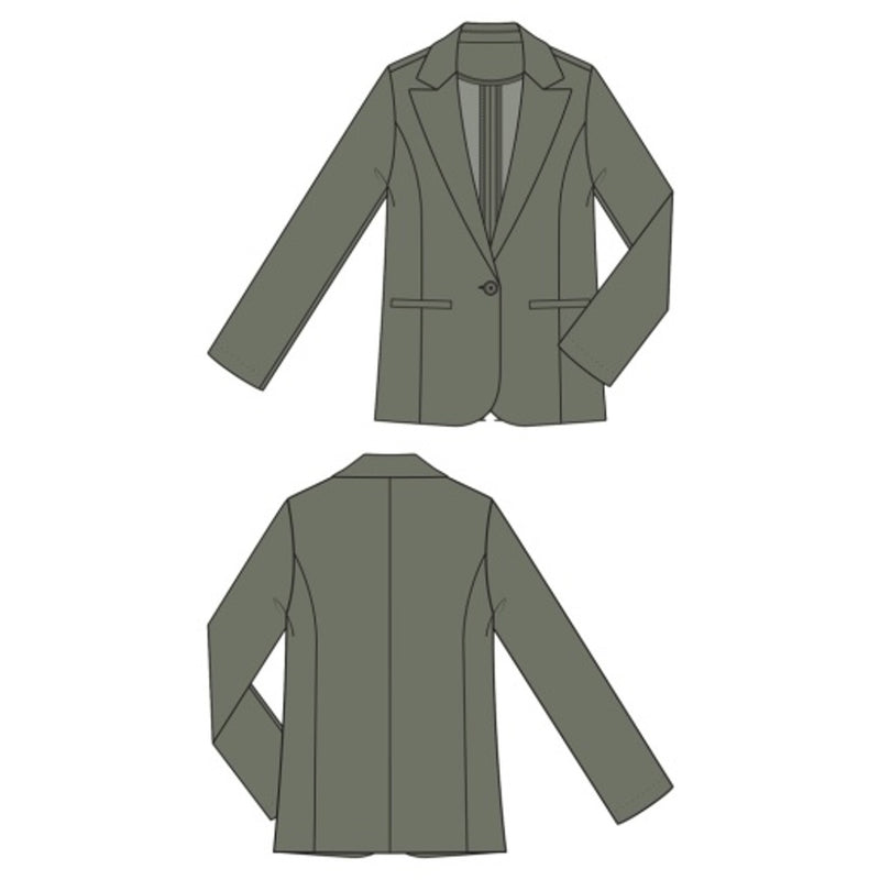 Liverpool Los Angeles - Womens Peplum Blazer