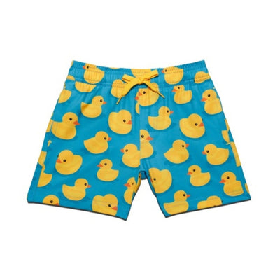 Tipsy Elves - Kids Rubber Ducky Stretch Swim Trunks
