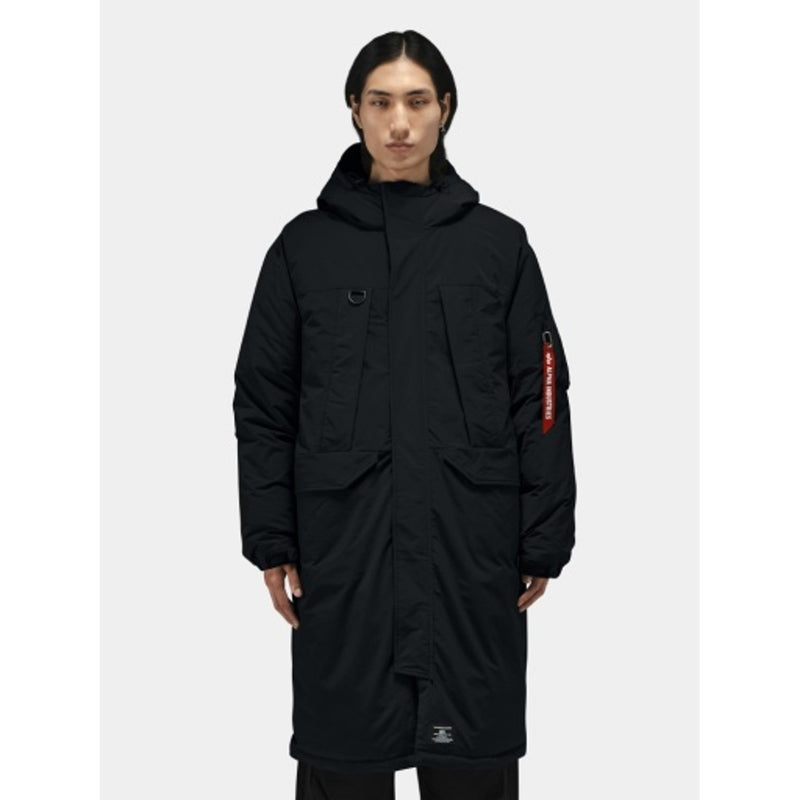Alpha Industries - Mens Seal Long Relaxed Fit Puffer