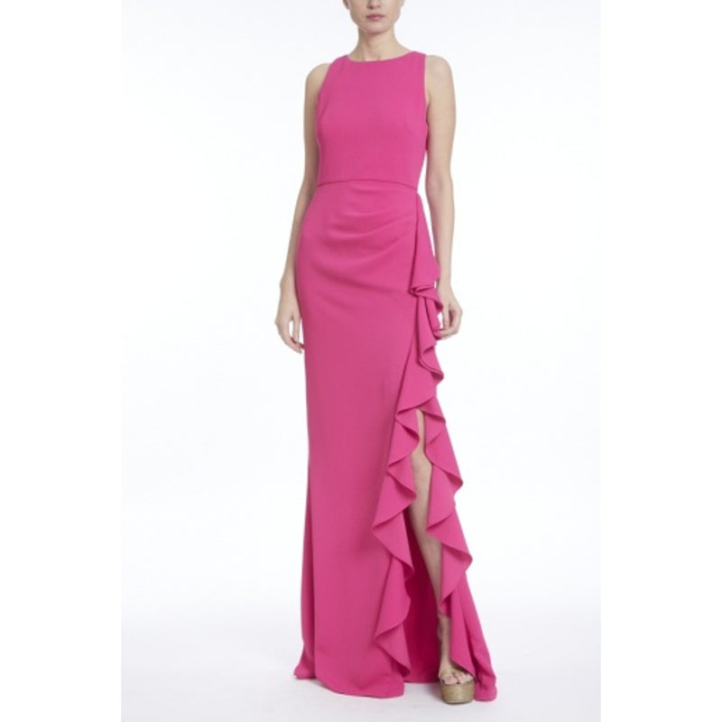 Badgley Mischka - Womens Ruffle Crepe