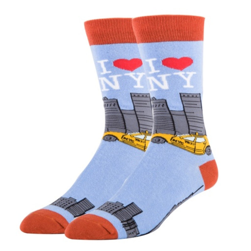 Oooh Yeah - Mens Crew Socks-I Love Ny