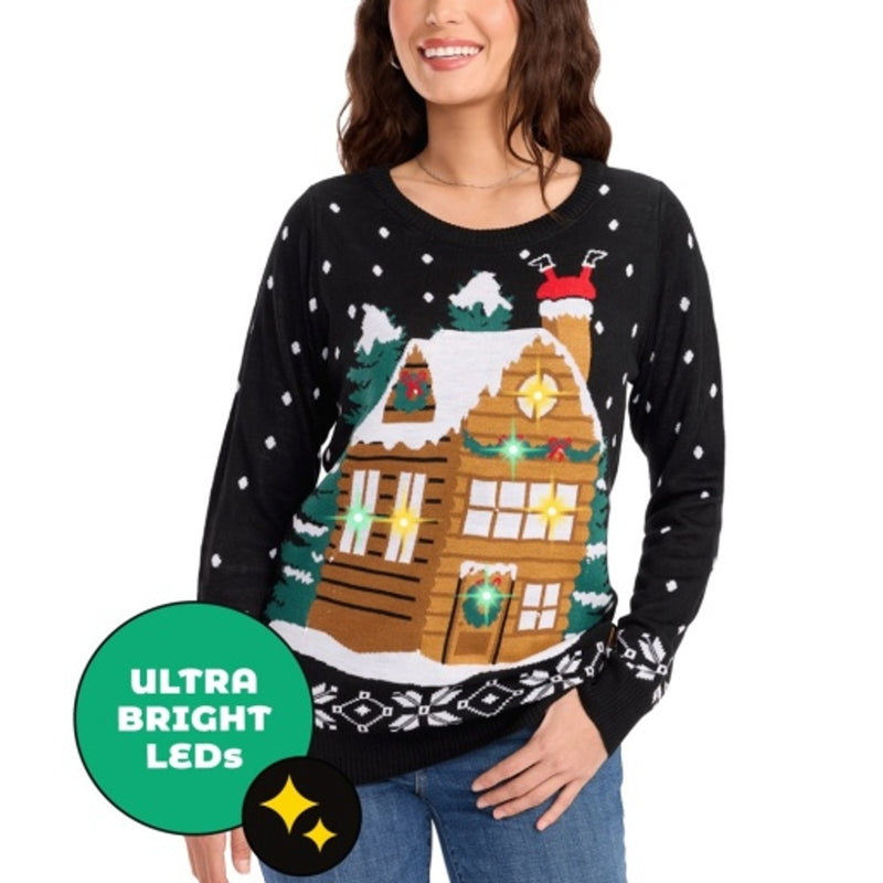 Tipsy Elves - Womens Light Show Light Up Sweater
