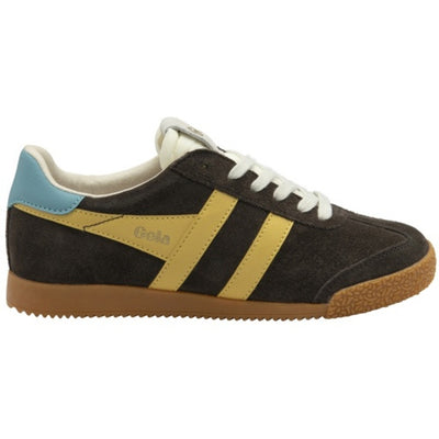 Gola - Womens Elan Sneakers - Mocha/Pollen/Ocean