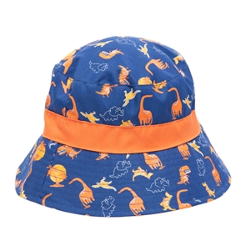San Diego Hat Company - Kids Reversable Bucket with All Over Shark Print