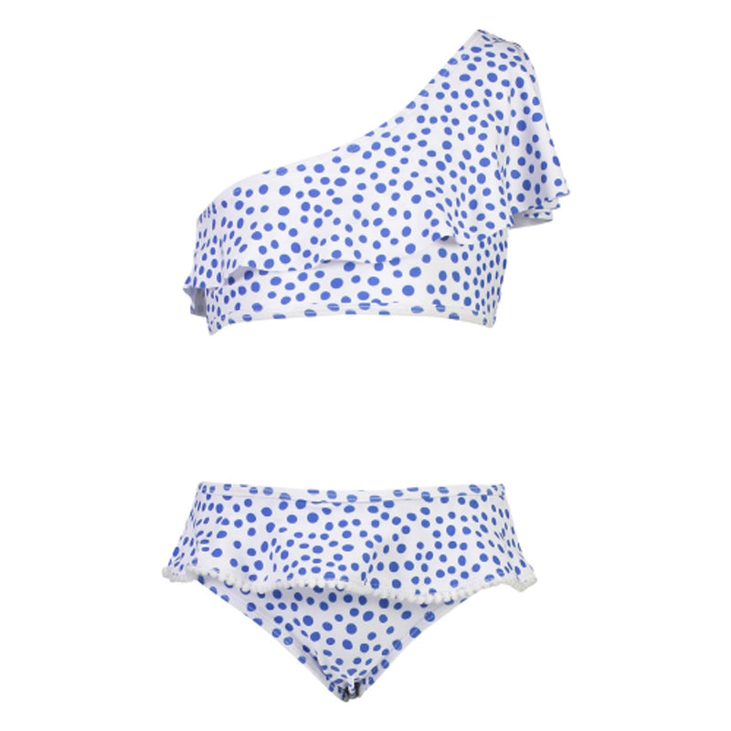 Snapper Rock - Girls Cheetah Spot One Shoulder Bikini