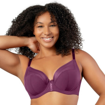 Parfait - Womens Shea Plunge Unlined Bra - Blackberry