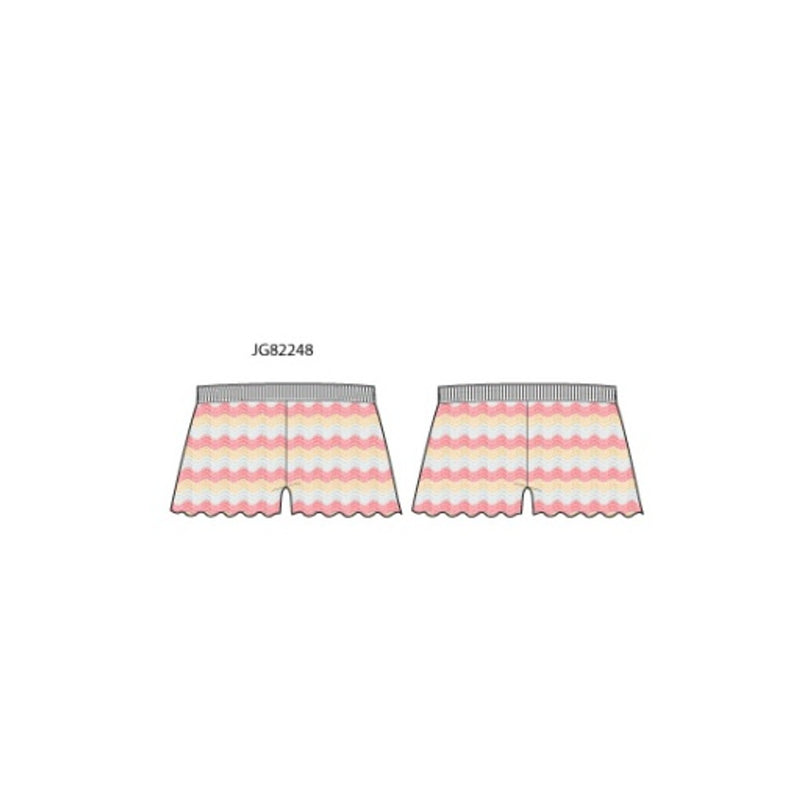 Janie and Jack - Girls S Es Multi Wavy Swtr Short Sm1