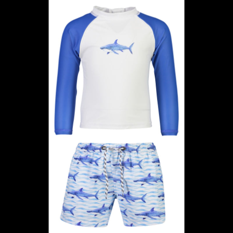 Snapper Rock - Baby School of Sharks Baby Long Sleeve Set