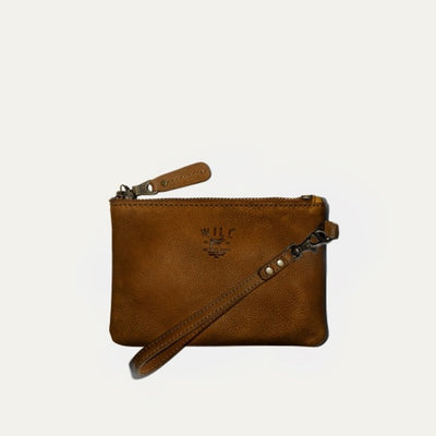 WILL Leather Goods - Womens Zip Pouch with Wristlet