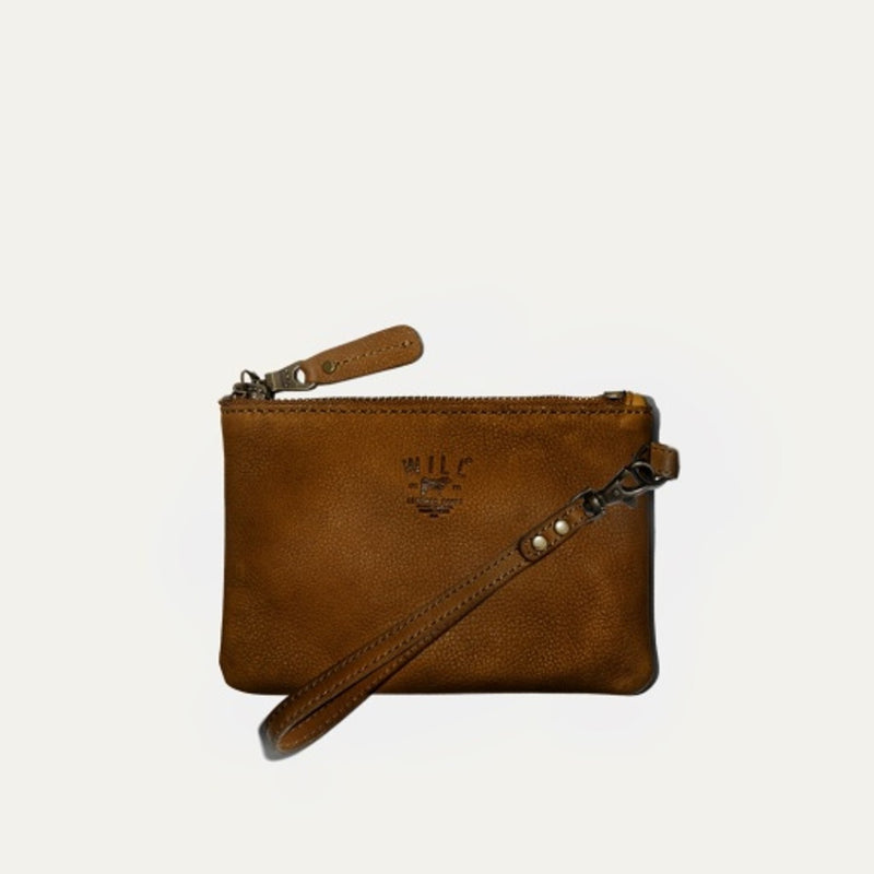 WILL Leather Goods - Womens Zip Pouch with Wristlet