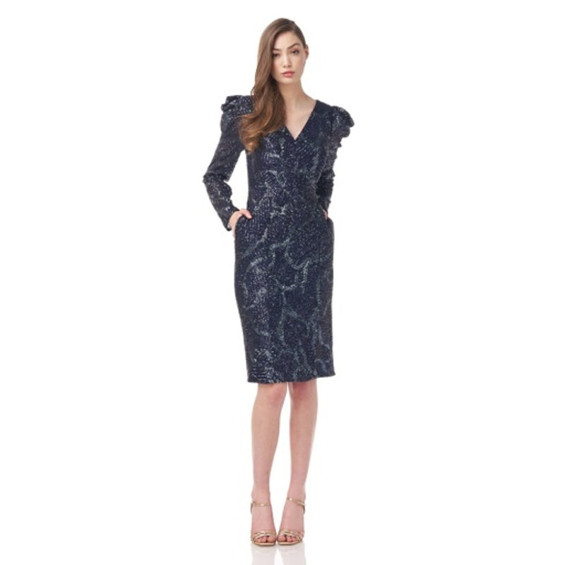 JS Collections - Womens Briona Knee Length Dress