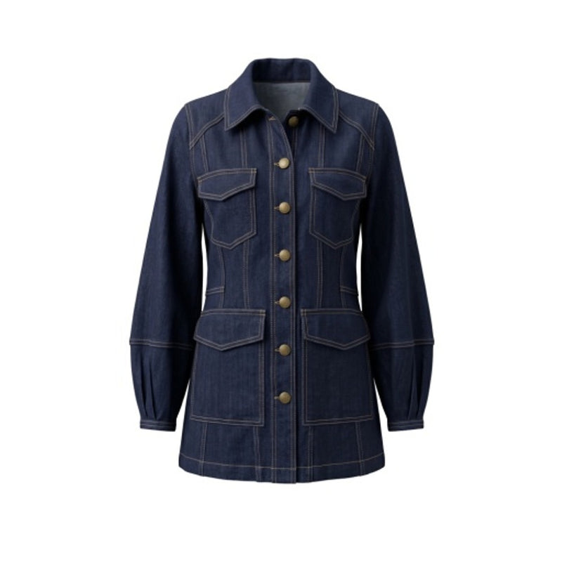 Liverpool Los Angeles - Womens Lantern Sleeve Denim Jacket