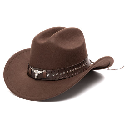 San Diego Hat Company - Lone Mens Faux Felt Pinch Crown Cowboy