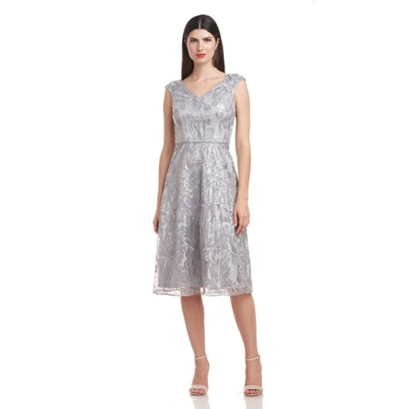 JS Collections - Womens Sage Midi Dress
