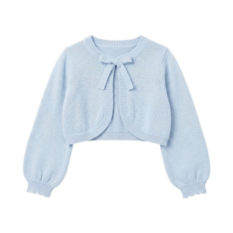 Hope & Henry - Girls Organic Curved Hem Cardigan