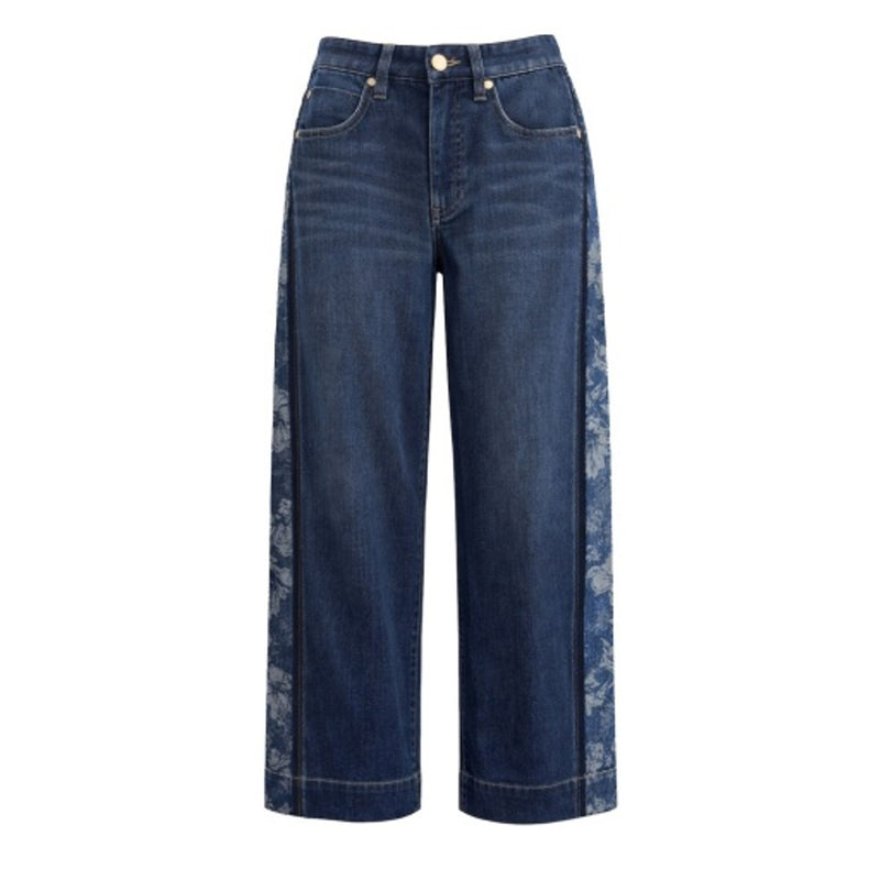 Liverpool Los Angeles - Womens Stride Wide Leg with Jacquard Blocking