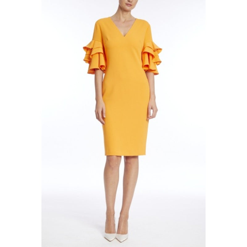 Badgley Mischka - Womens Tierre Draped Slv