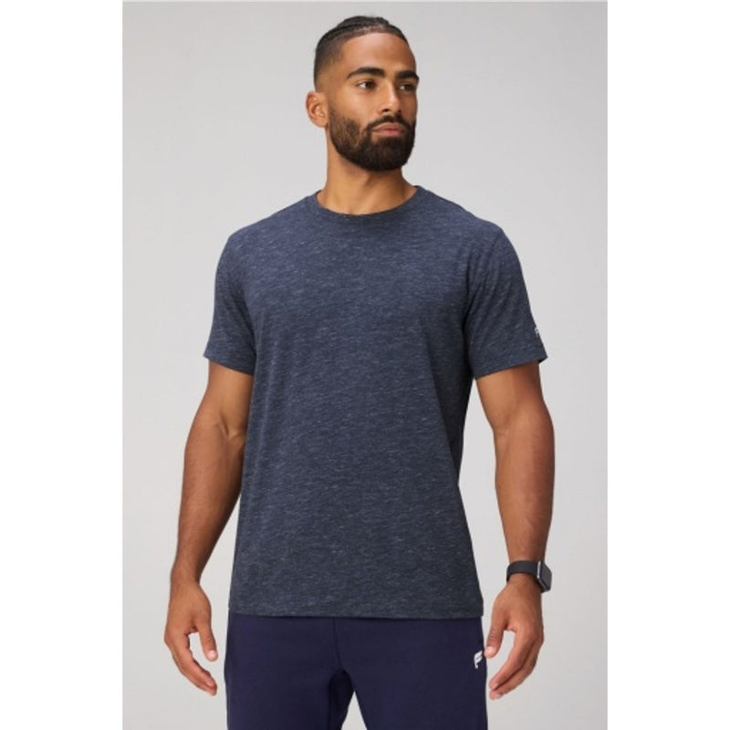 Fabletics - Mens the 24-7 Tee - Deep Navy Heather