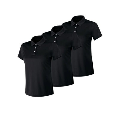 Hanes - Womens Sport Cool Dri Women's Performance Polo Shirt 3-Pack