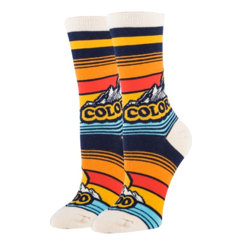 Oooh Yeah - Womens Crew Socks-Colorado