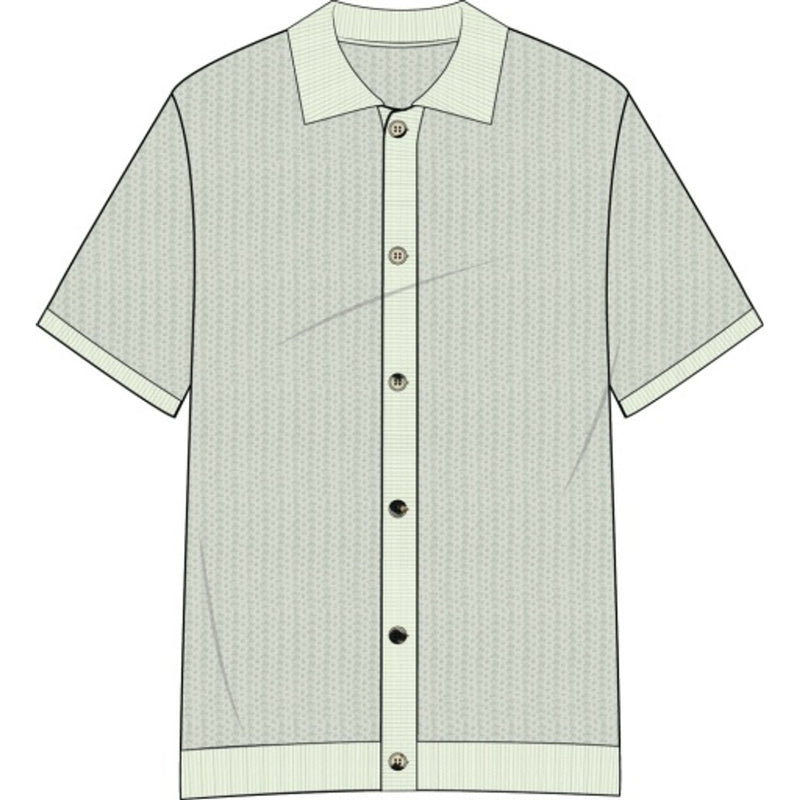 Onia - Mens Cotton Linen Button Up Sweater