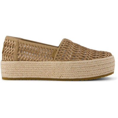 TOMS - Womens Valencia Espadrille - Bronze Deco Basketweave