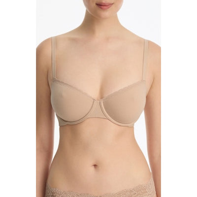 Skarlett Blue - Womens Adorned Cotton Underwire Bra
