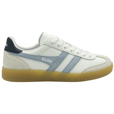 Gola - Womens Viper Leather Sneakers - White/Air/Navy/Gum