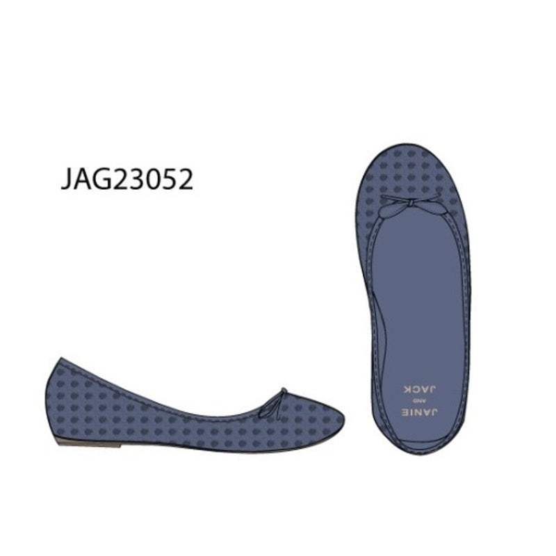 Janie and Jack - Kids G Nvy Cane Flat Sp1