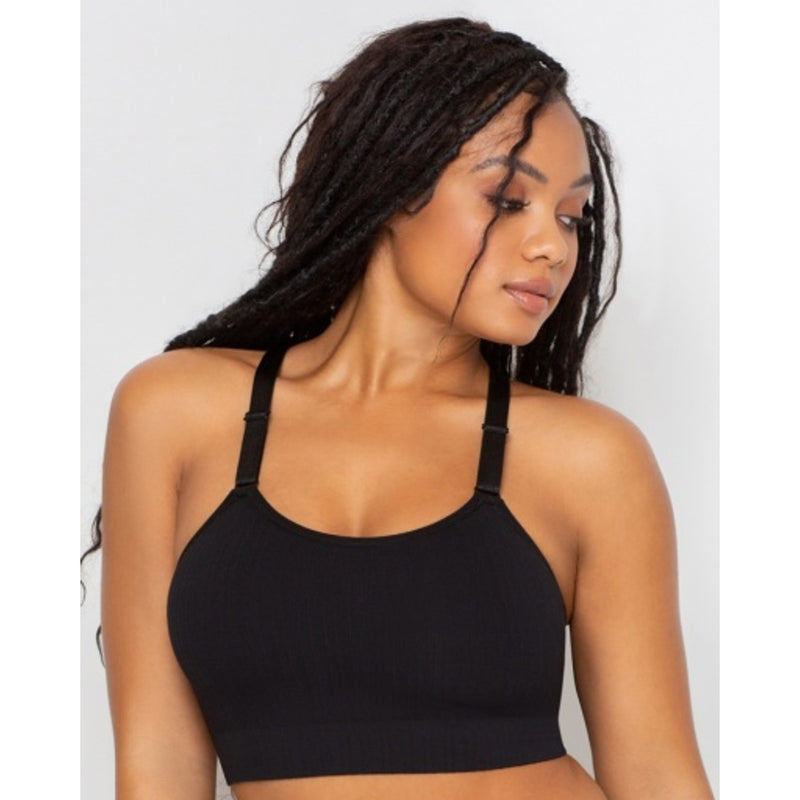 Ariela - Womens Smooth Longline Seamless Comfort Wireless Bra