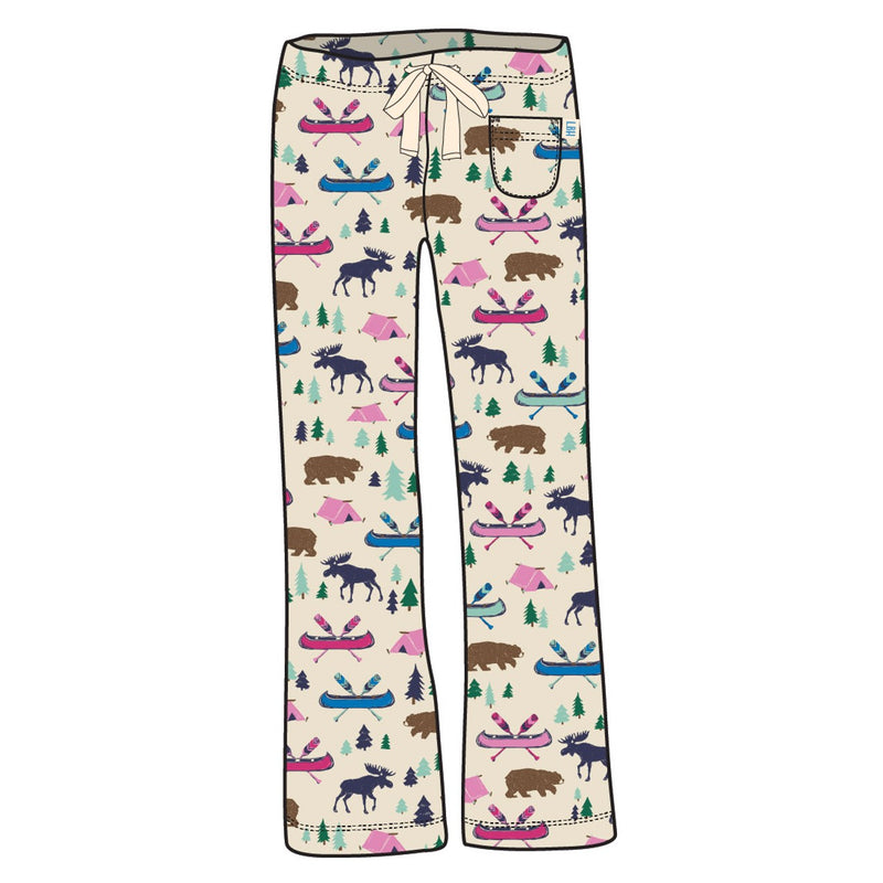 Little Blue House - Sketch Country Womens Pj Pants in a Bag