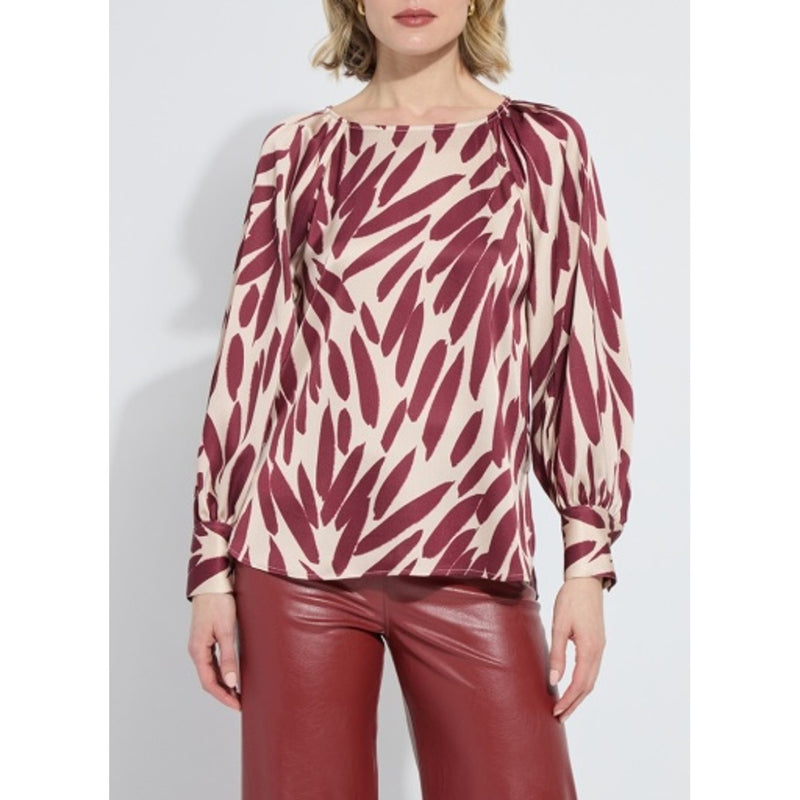 Lysse - Womens Naila Raglan Neckline Detail Blouse