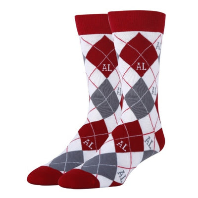 Oooh Yeah - Mens Al Argyle Crim-Spirit-Mens Crew Socks