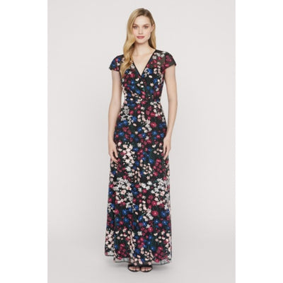 JS Collections - Womens Sybil V-Neck Cocktail