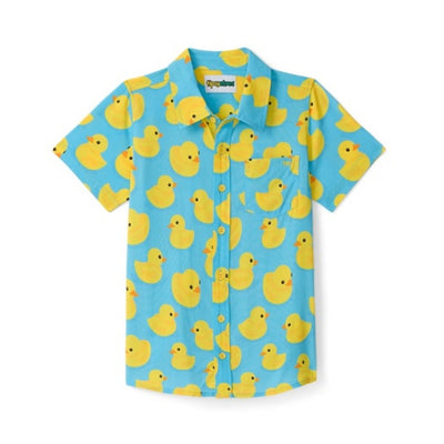 Tipsy Elves - Kids Rubber Ducky Hawaiian Shirt