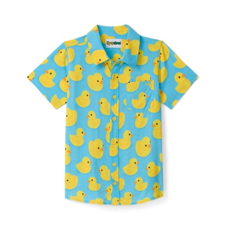 Tipsy Elves - Kids Rubber Ducky Hawaiian Shirt