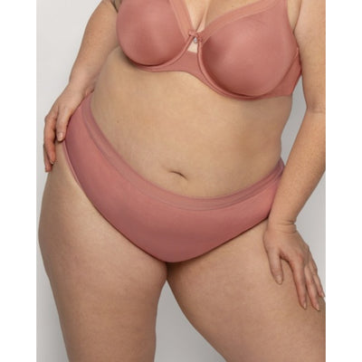 Ariela - Womens Silky Smooth High Cut Brief Panty