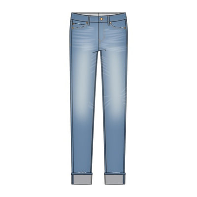 Liverpool Los Angeles - Womens Marley Girlfriend Cuffed 25in / 28in Ins