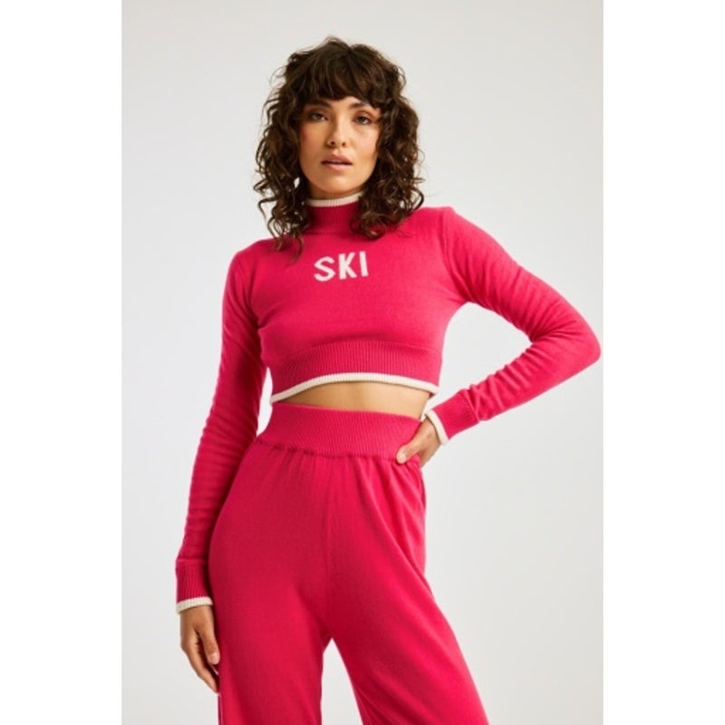 Year of Ours - Womens Cropped Ski Sweater