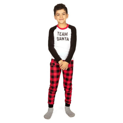 Tipsy Elves - Girls Boy's / Girl's Team Santa Pajama Set