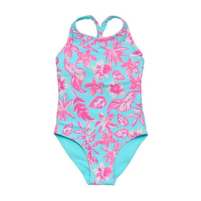 Snapper Rock - Girls Tropical Glow X Back Swimsuit