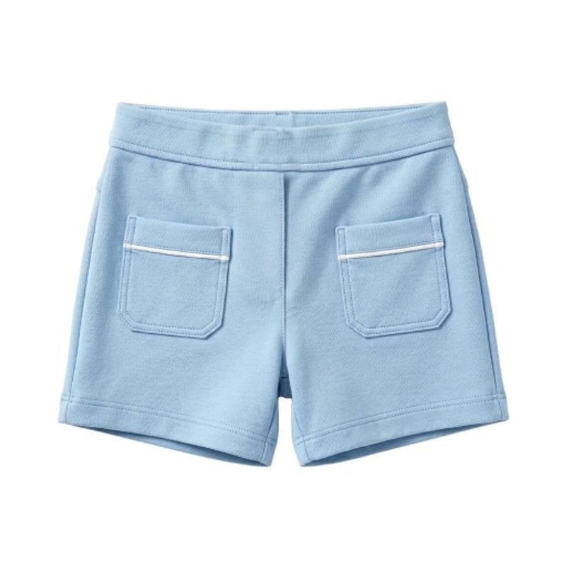 Hope & Henry - Girls Ponte Patch Pocket Short