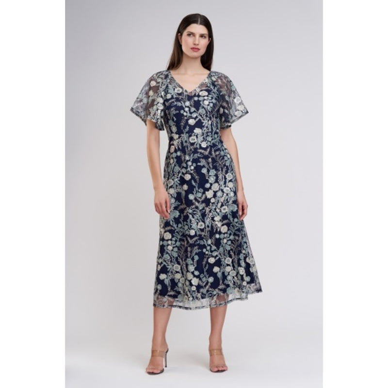 JS Collections - Womens Elsie Tea Length Dress