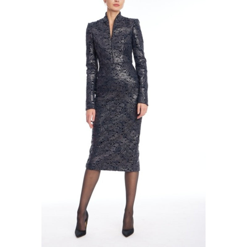 Badgley Mischka - Womens Long Sleeve High Collar