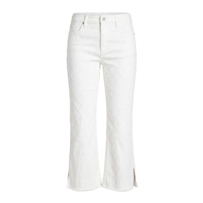 Liverpool Los Angeles - Womens Hannah Crop Flare with Wide Fray Hem and Slit