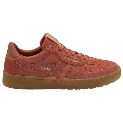 Gola - Womens Hawk Suede '86 Sneakers - Clay/Gum